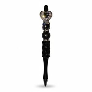 Beaded Pen With Sparkly Rhinestones